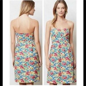 Girls From Savoy Floral Halter Dress Sz 8 Garden Party Retro Style Summer Cockta